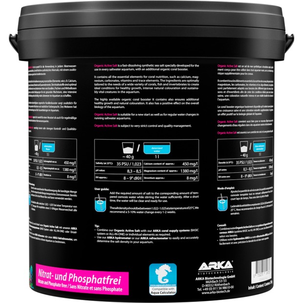 Arka sel Organic Active 20 kg