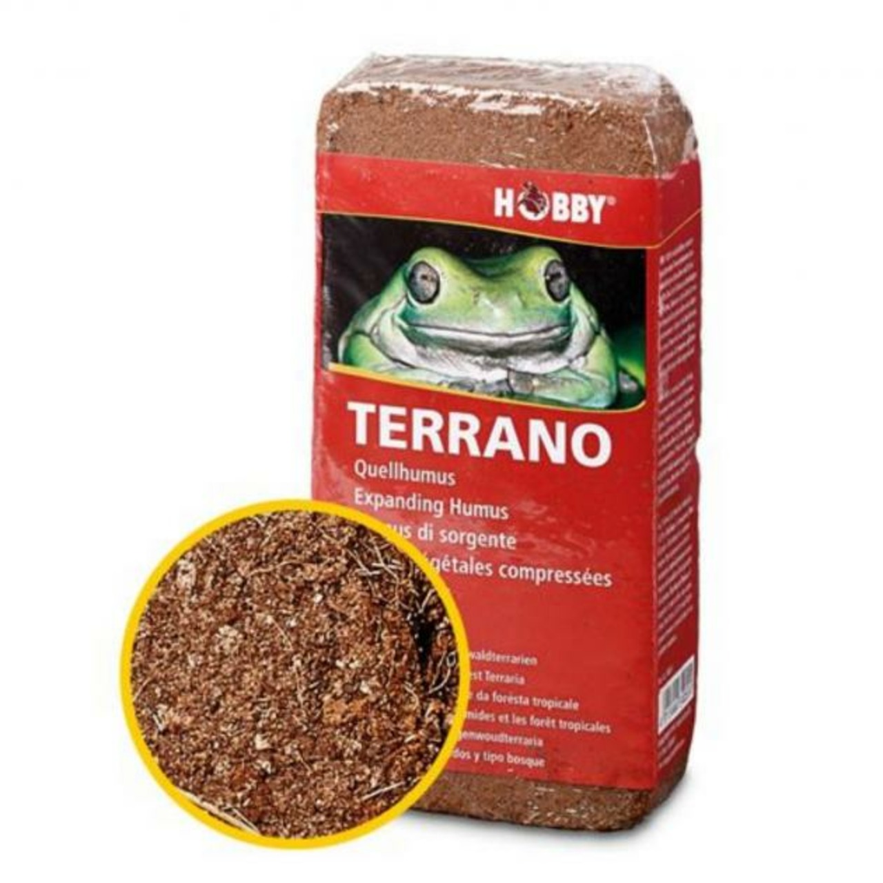 Hobby Terrano humus de tourbe (donne 2 x 4 l)