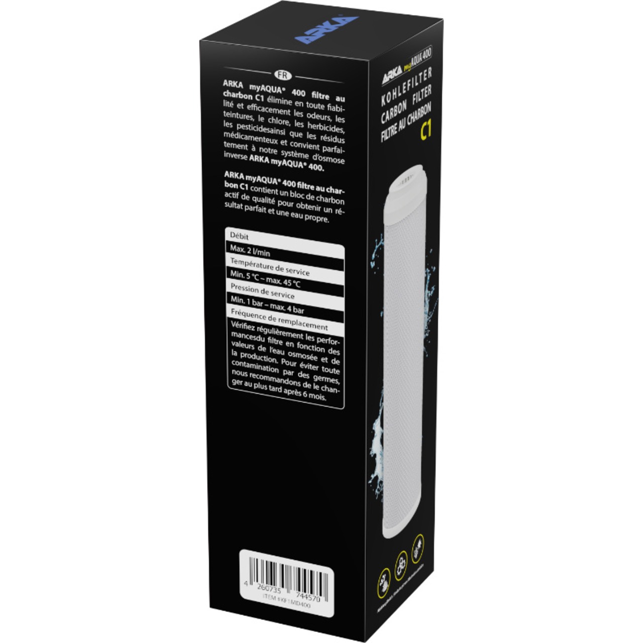 Arka myAqua 400 filtre charbon C1