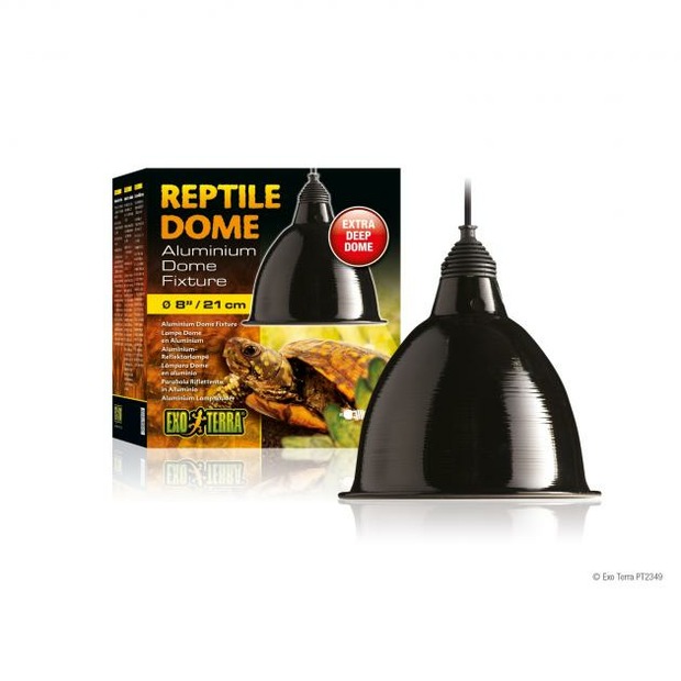 Exo Terra Reptile DOME 21 cm lampe réflecteur aluminium