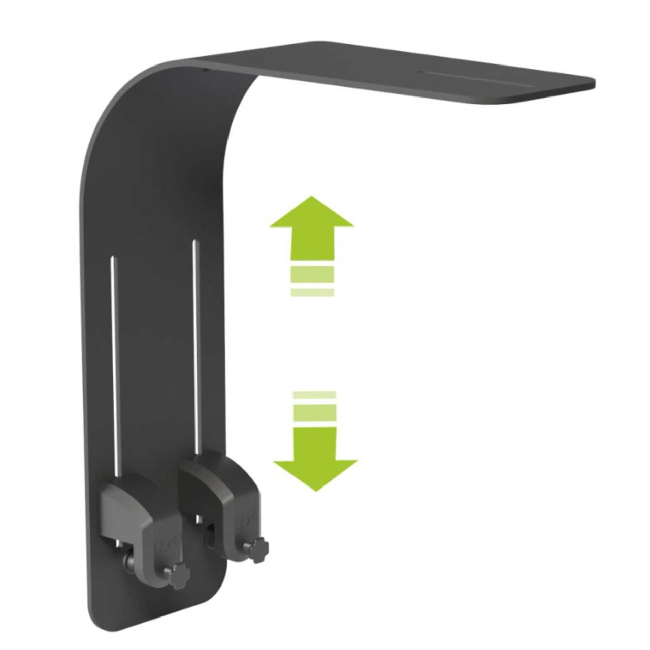D-D Universal Slimline bras de fixation BlackDesigner Bracket