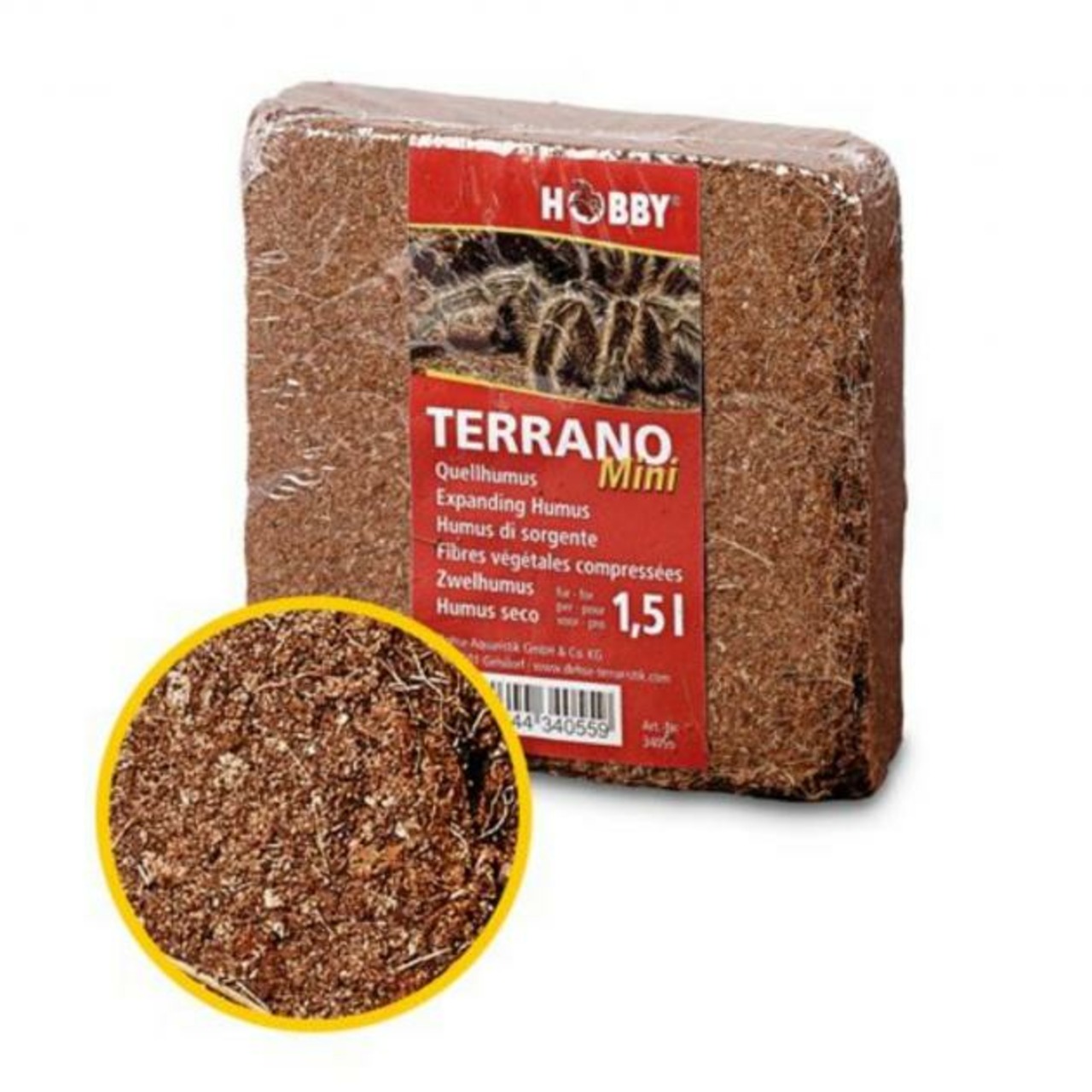 Hobby Terrano humus de tourbe Mini (donne 1,5l)