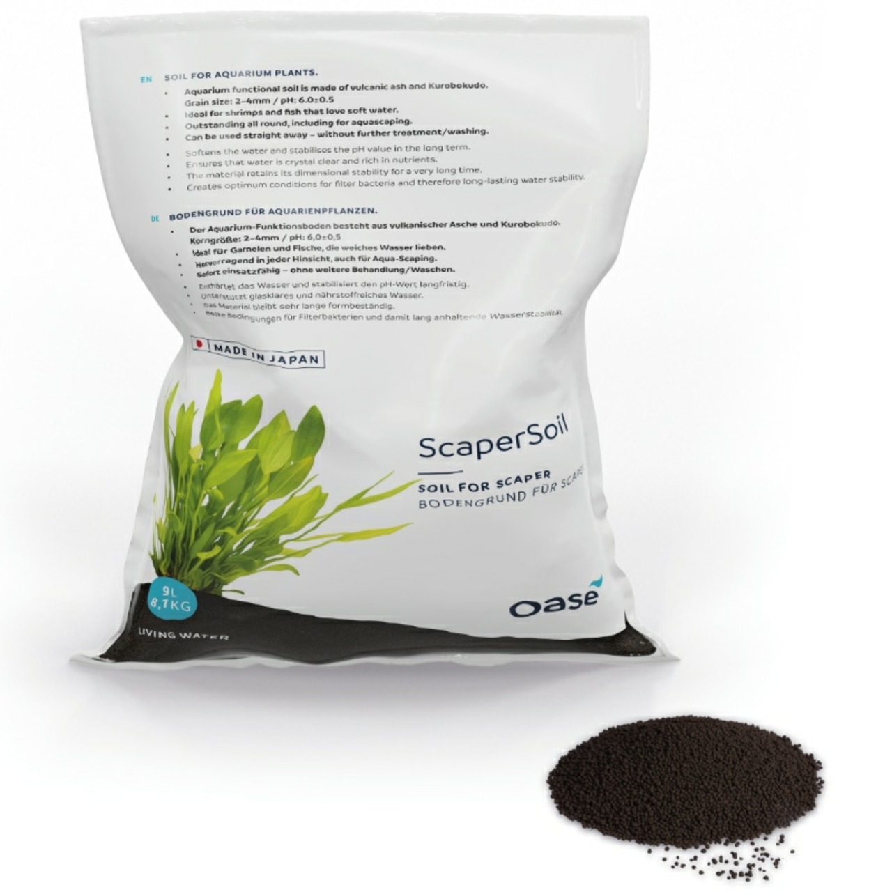 Oase Scaperline Soil noir 9l
