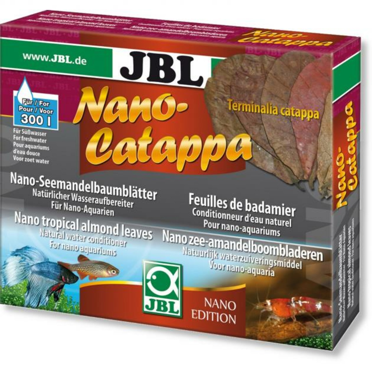 JBL Nano-Catappa feuilles d’amandier tropical