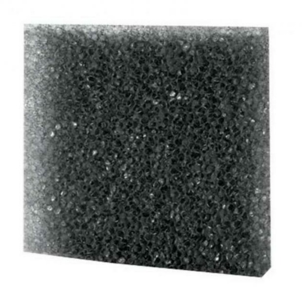 Hobby mousse filtrante noire, grosse, 50 x 50 x 2 cm