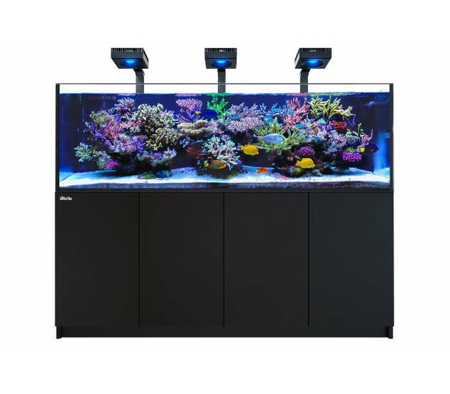 Photo montrant le support de montage sur un aquarium Red Sea Reefer
