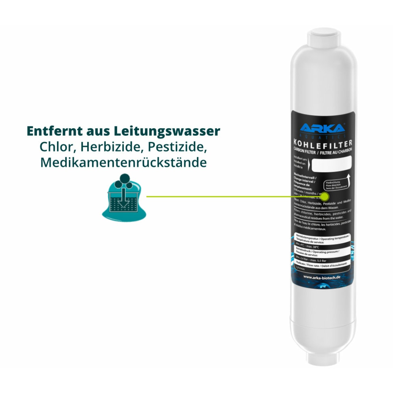 Arka MyAqua filtre charbon
