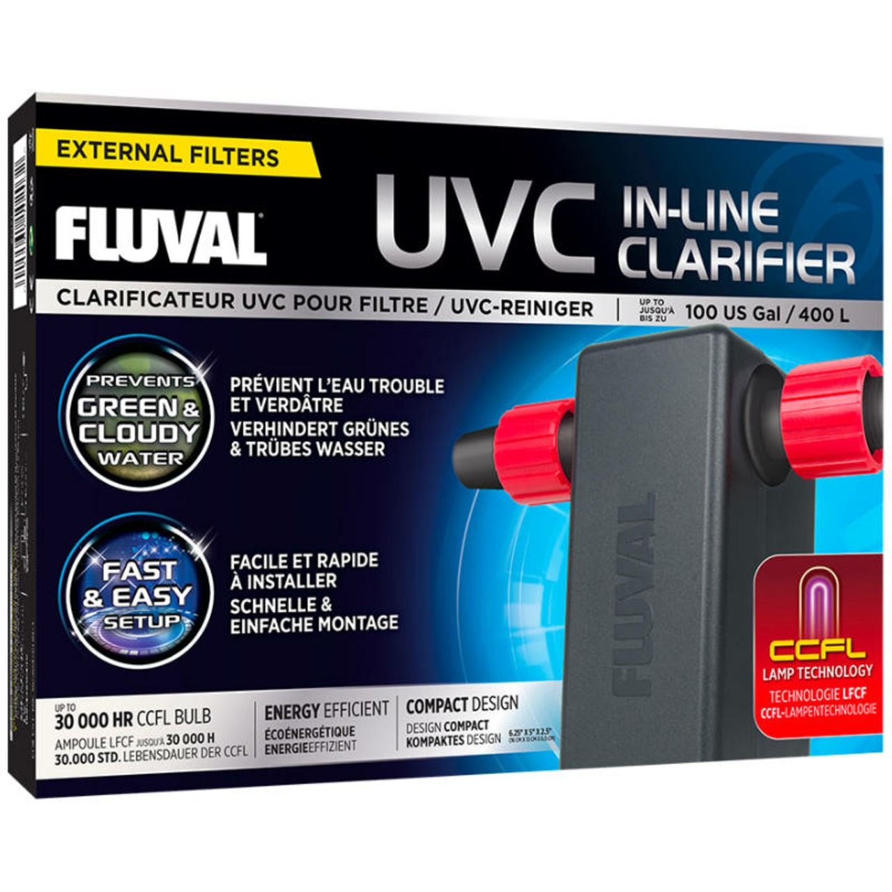 Fluval UVC-nettoyeur LED