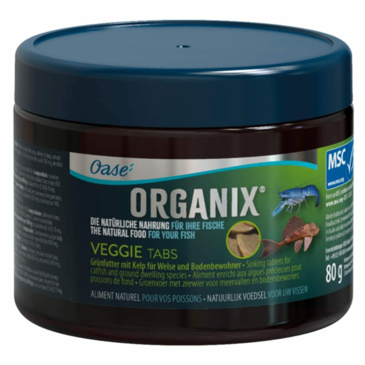 Oase Organix Veggie Tabs aliment pour poissons-chats