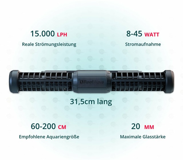 Cette image montre les données de la Red Sea ReefWave 45