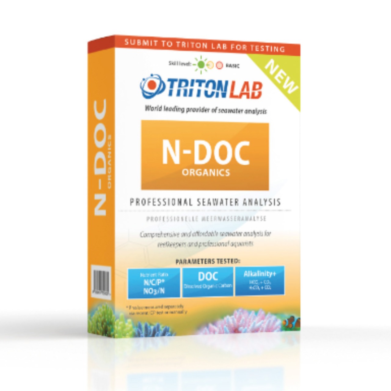 Triton N-Doc Analyse de laboratoire de l’eau de mer
