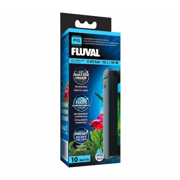 Fluval chauffages d’aquarium jusqu’à 10 l