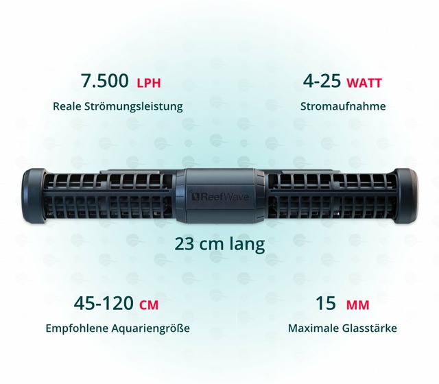Cette image montre les données de la Red Sea ReefWave 25