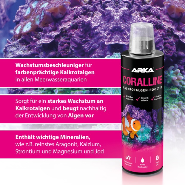 Arka Coralline algues rouges calcaires + 473 ml