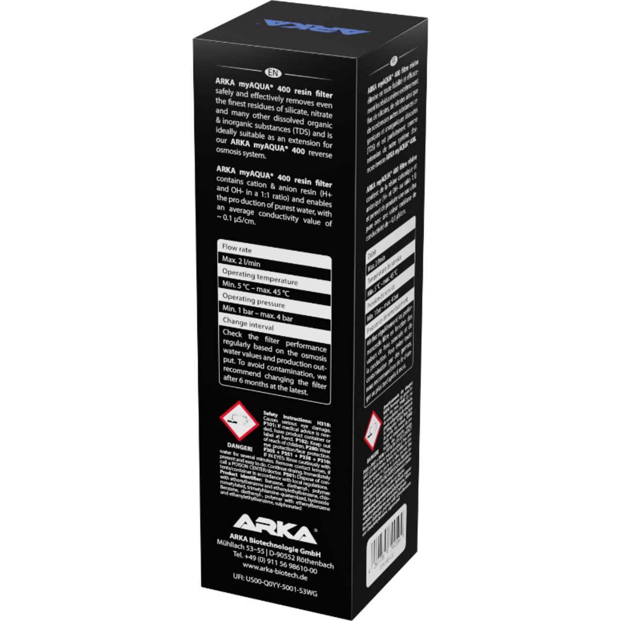 Arka myAqua 400 filtre résine