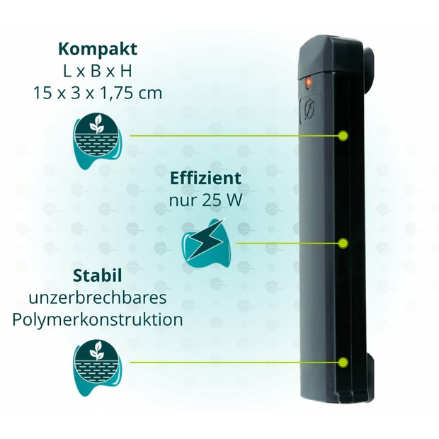 Fluval chauffage d’aquarium jusqu’à 25 l