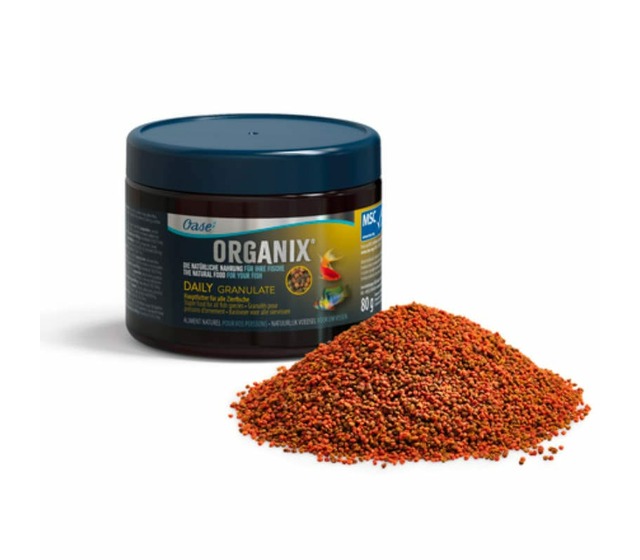 Cette image montre l’aliment ORGANIX Daily Granulate