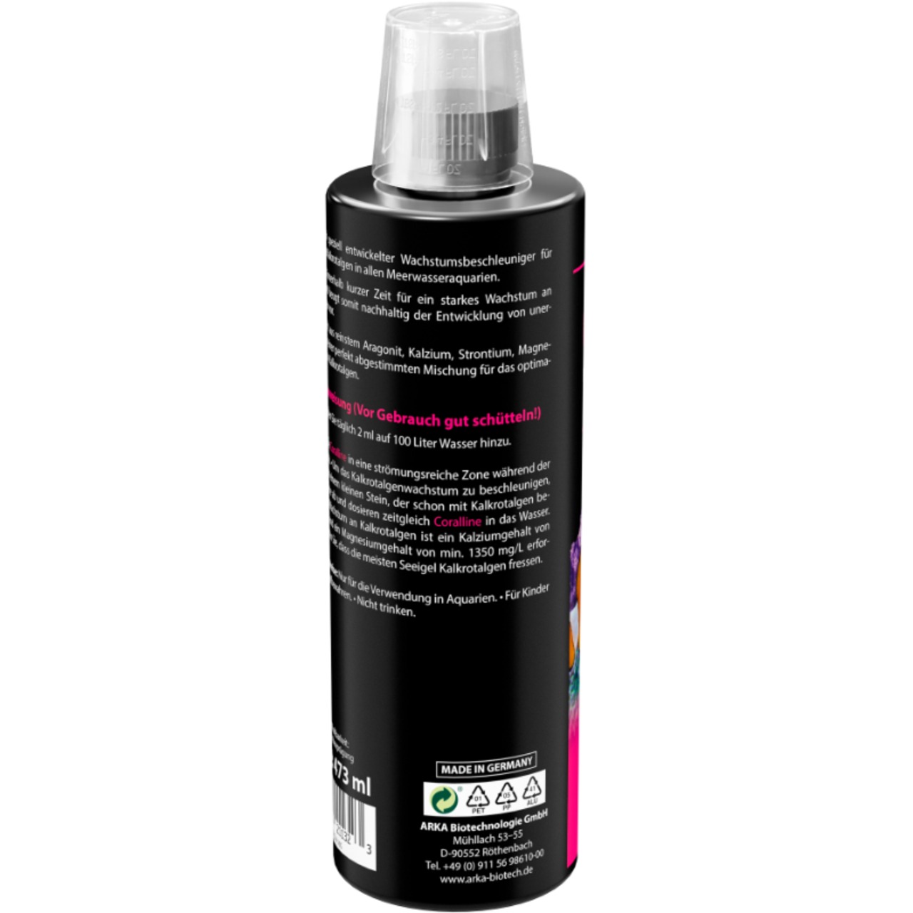 Arka Coralline algues rouges calcaires + 473 ml