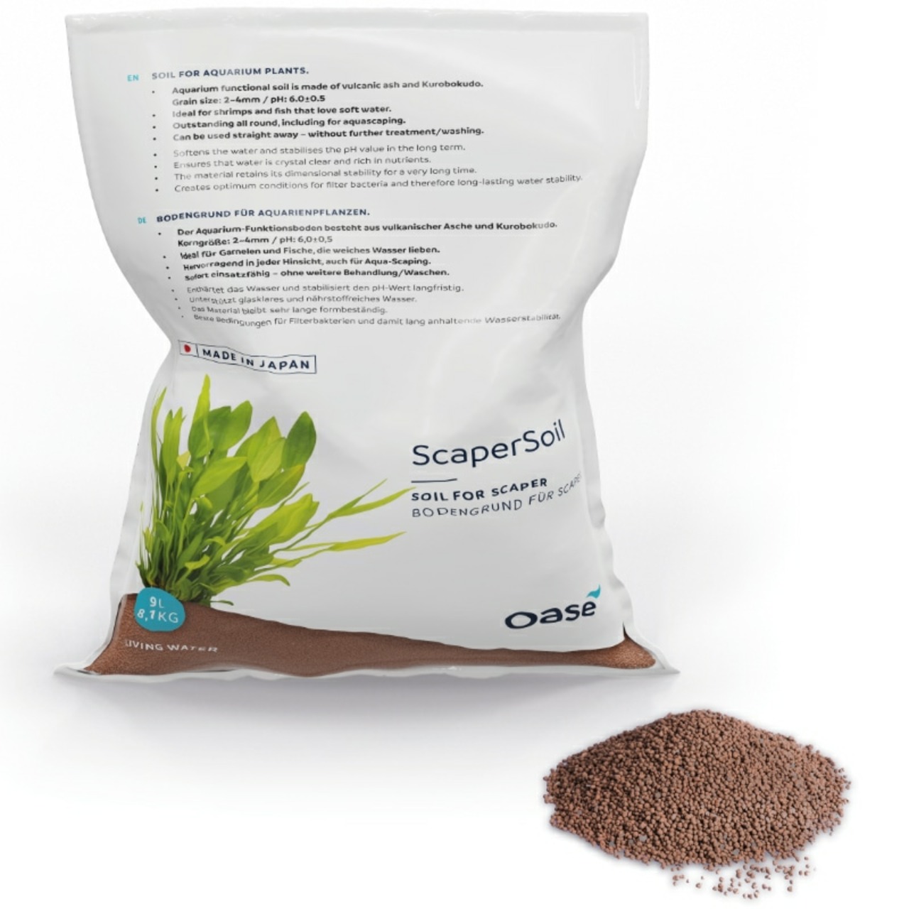 Oase Scaperline Soil brun 9l