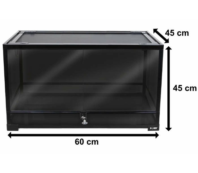 Dimensions du terrarium Hobby Terra Fix & Easy