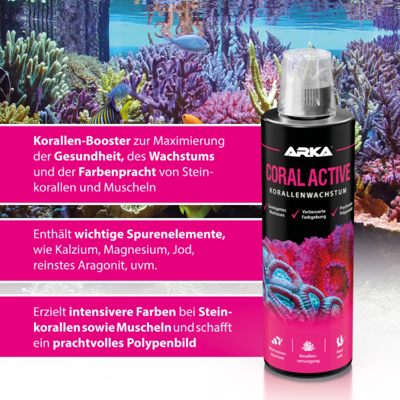 Arka Coral Activ croissance corallienne 473 ml