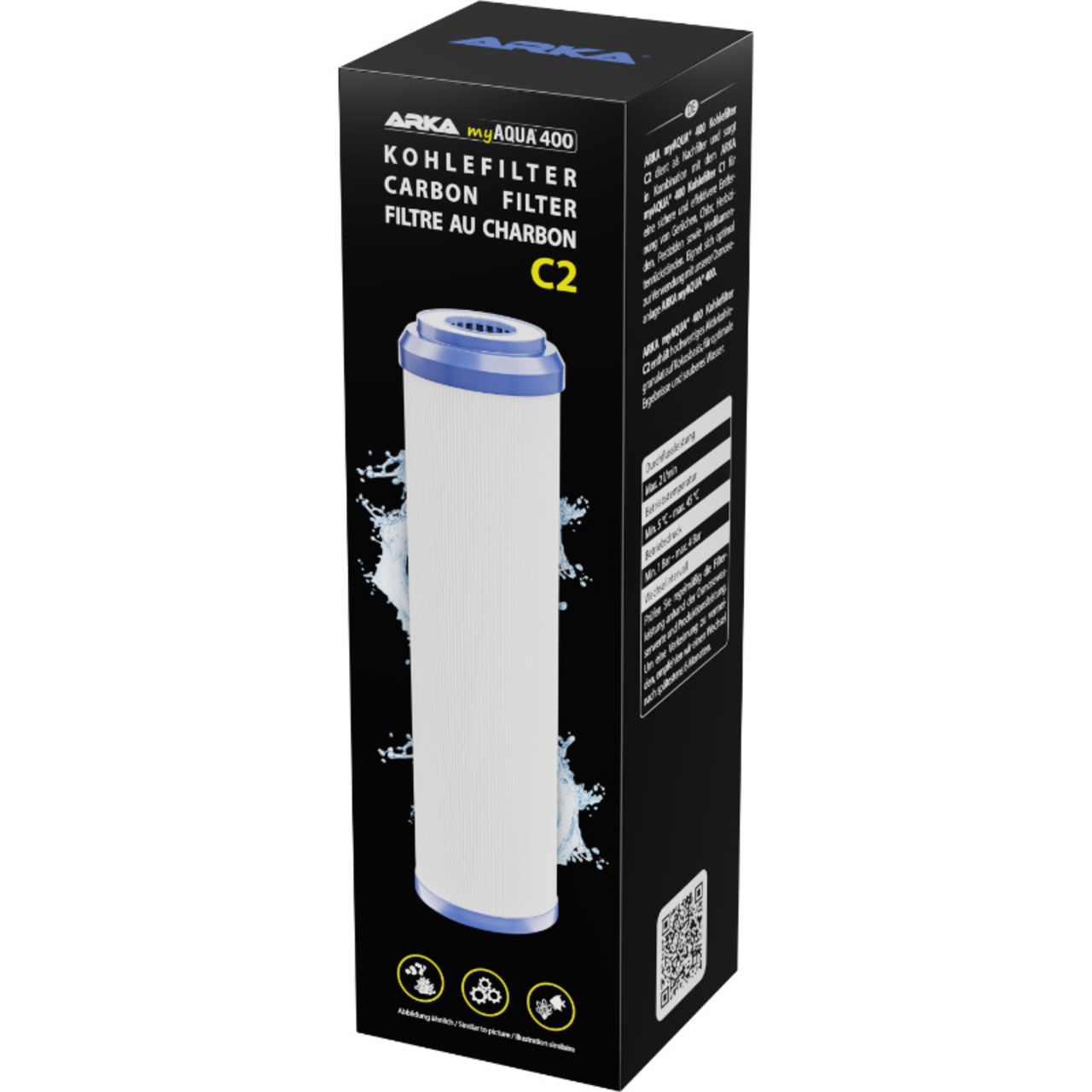 Arka myAqua 400 filtre charbon C2