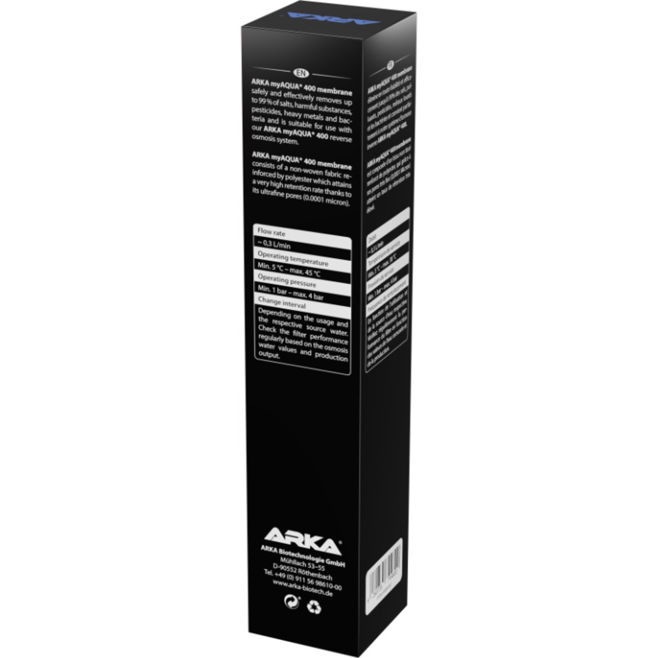 Arka myAqua 400 membrane