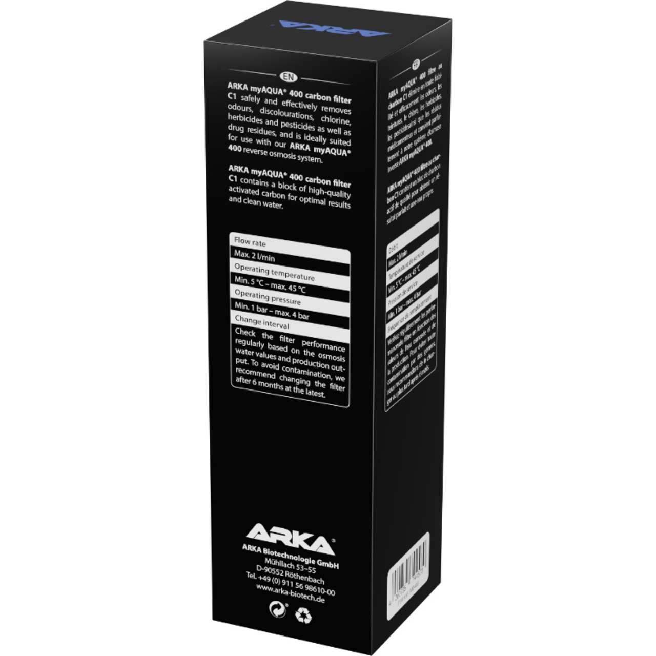 Arka myAqua 400 filtre charbon C1