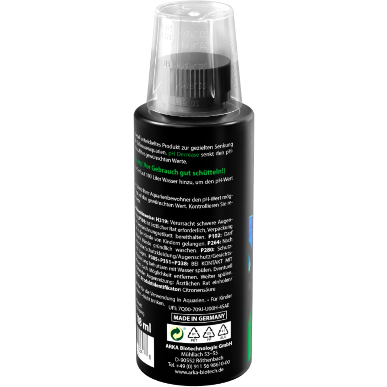 Arka PH Decrease, réducteur
