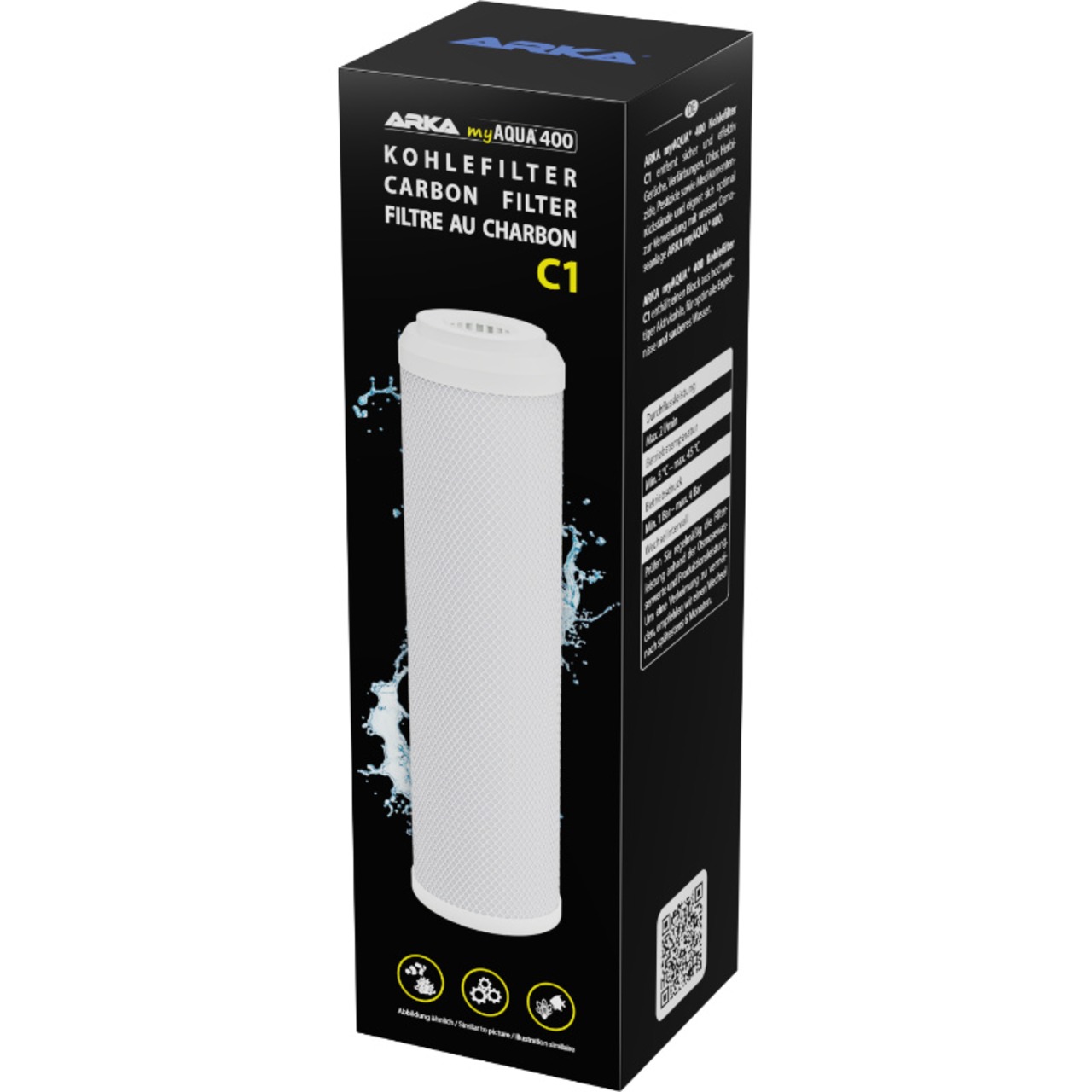 Arka myAqua 400 filtre charbon C1