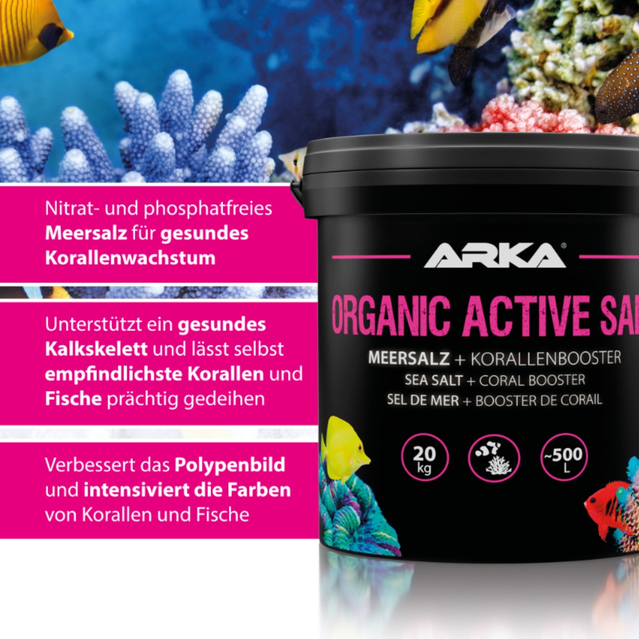 Arka sel Organic Active 20 kg